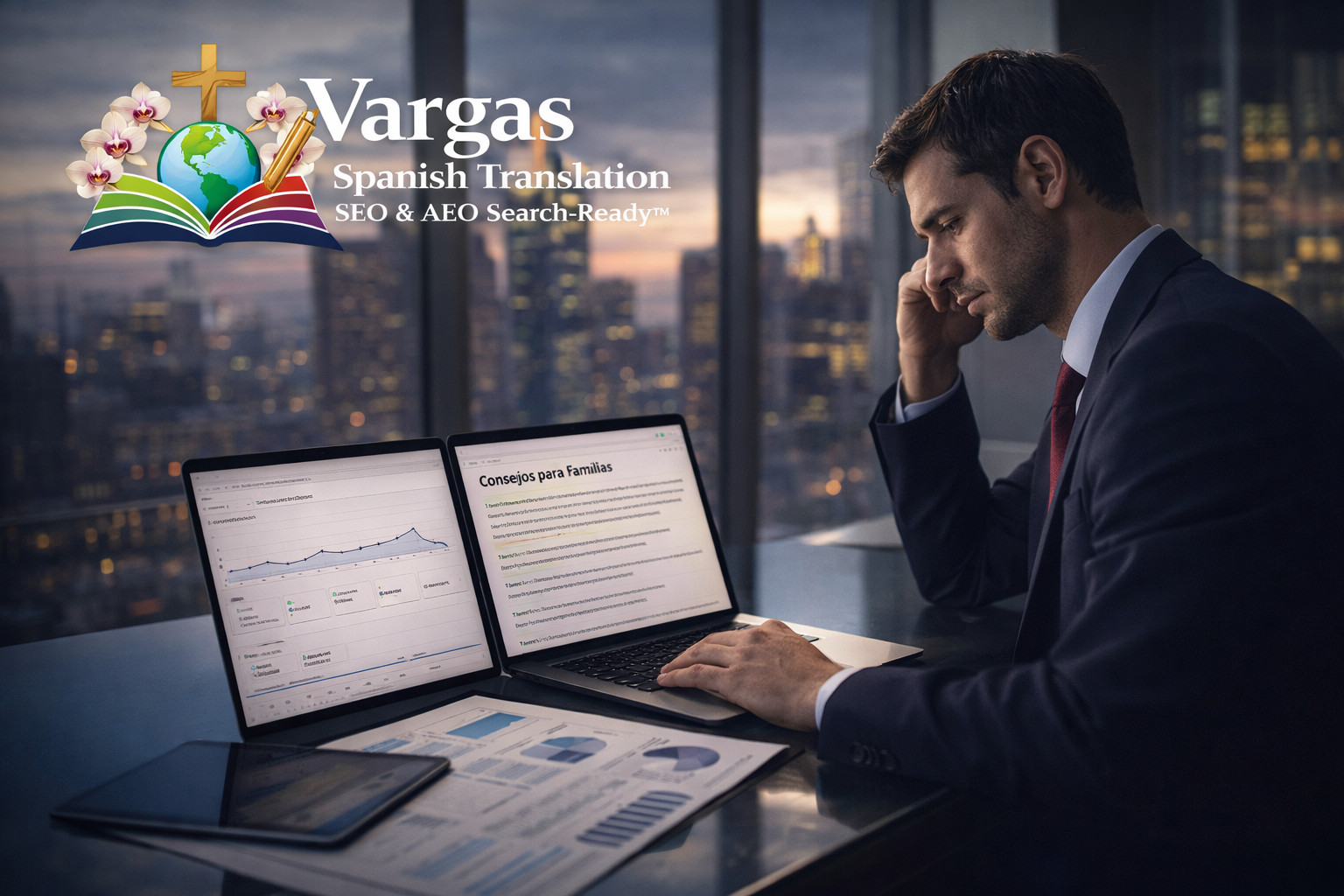 Spanish SEO strategy analysis for fixing low-traffic Spanish website content and improving search visibility and conversions